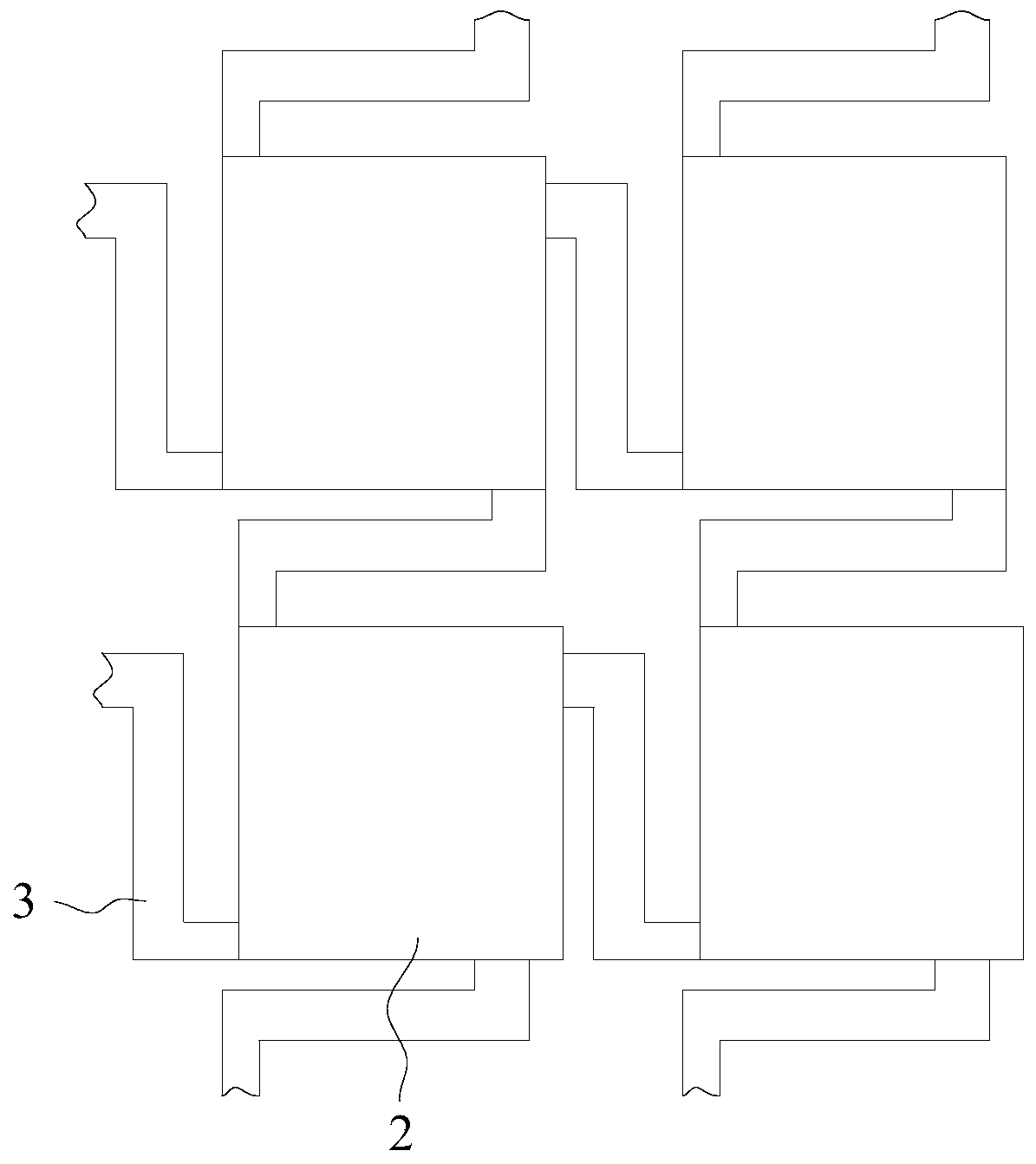 Display device, stretchable display panel and manufacturing method of display panel