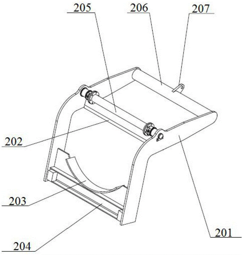 Rapid mounting and dismounting mechanism used for distribution chute replacing device and distribution chute replacing system