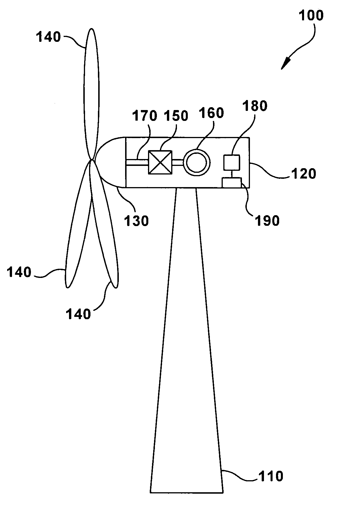 Method and system for utilizing lateral tower acceleration to detect asymmetric icing