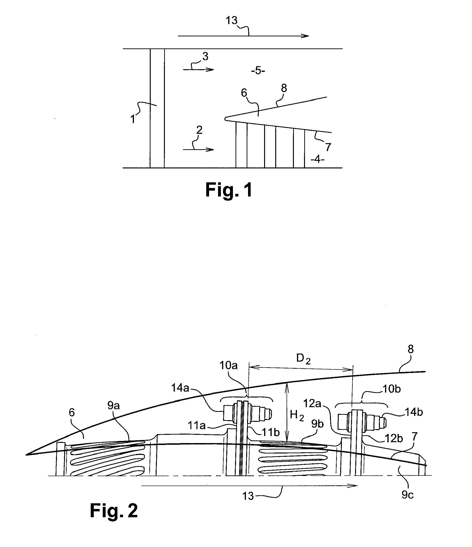 Device for de-icing a turbomachine separator