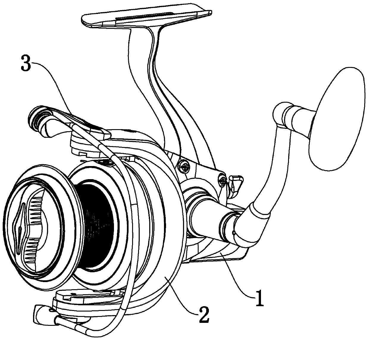 Reel with casting positioning function