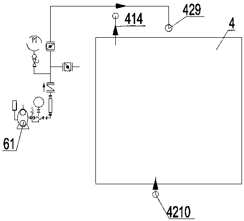 Fast infiltration system used for rural sewage treatment and fast infiltration method thereof