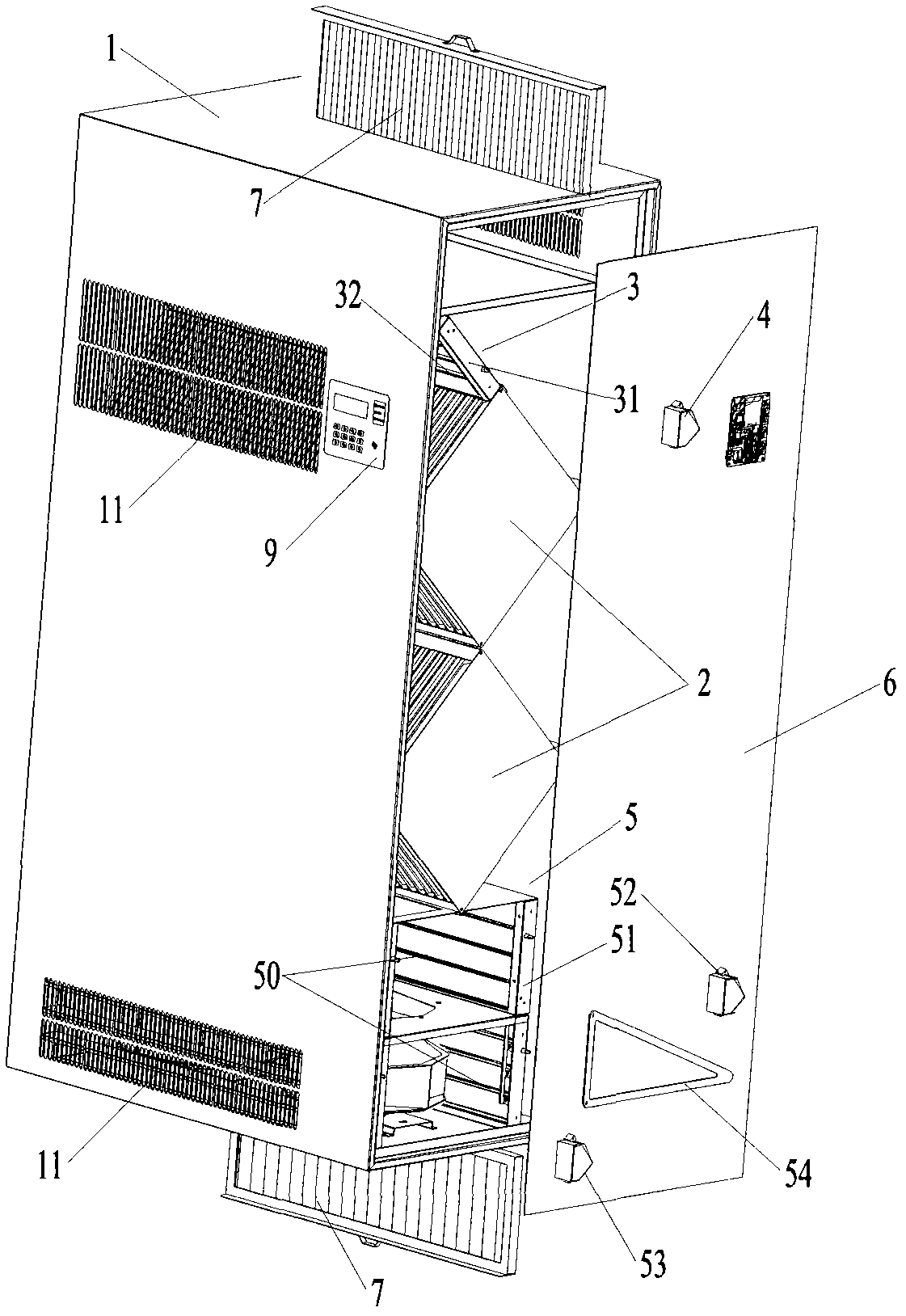 Integrated automatic dedusting energy-saving system and conversion method thereof