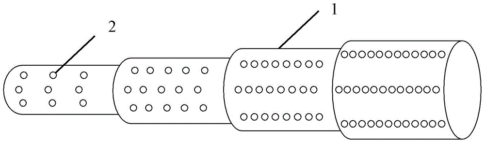 A water distribution system of a groundwater restoration device