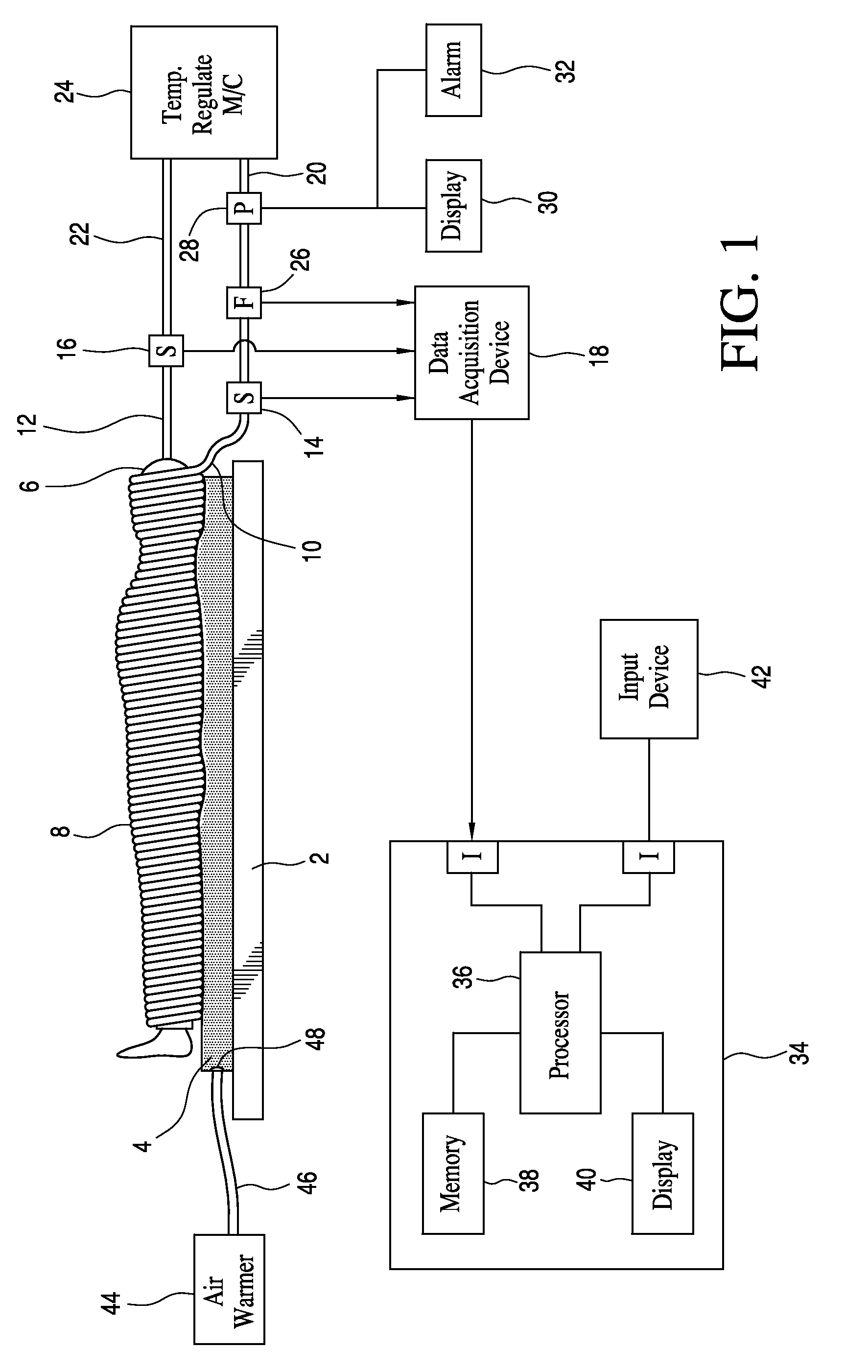 Method to determine heat transfer efficiency of a heating device and system therefor