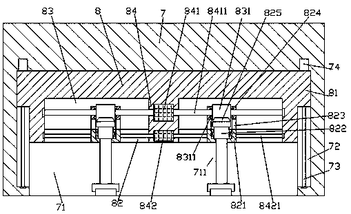 A kind of material polishing equipment