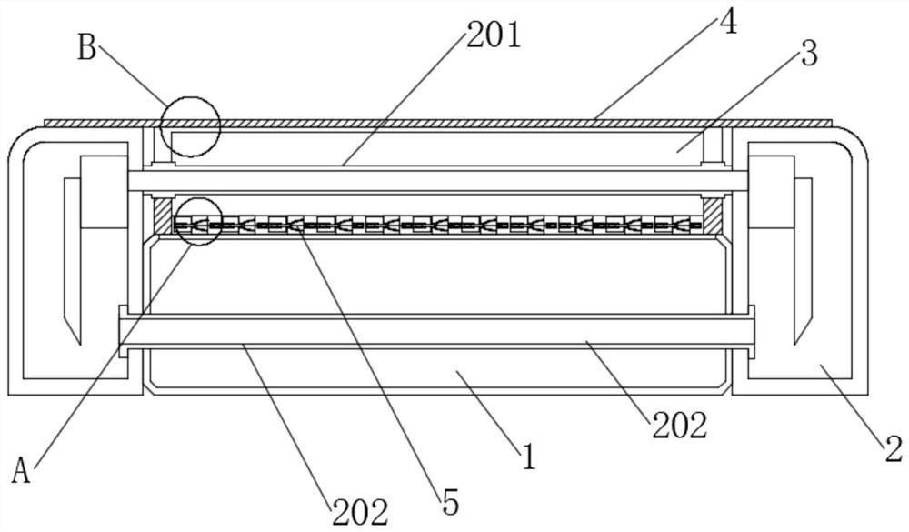 A waterproof switch with intermittent heat dissipation