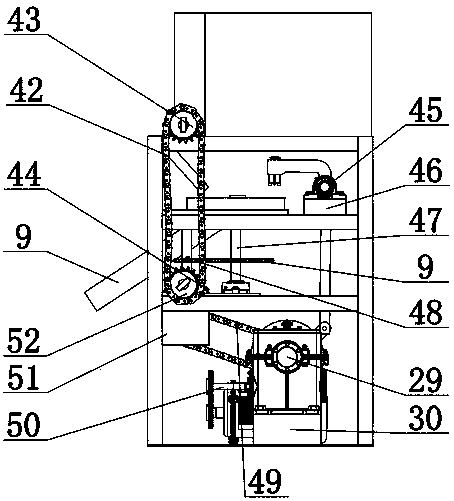 Beating type walnut hull breaking and kernel taking device