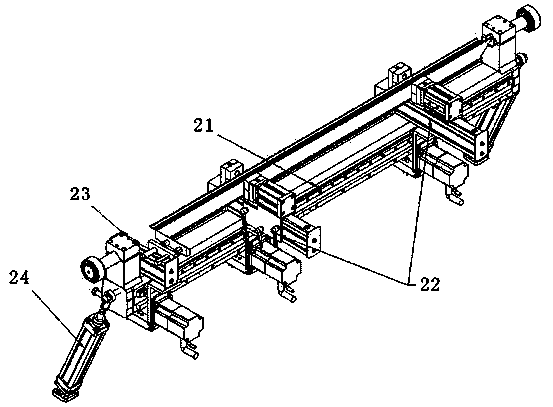 Horizontal type double-head machining center