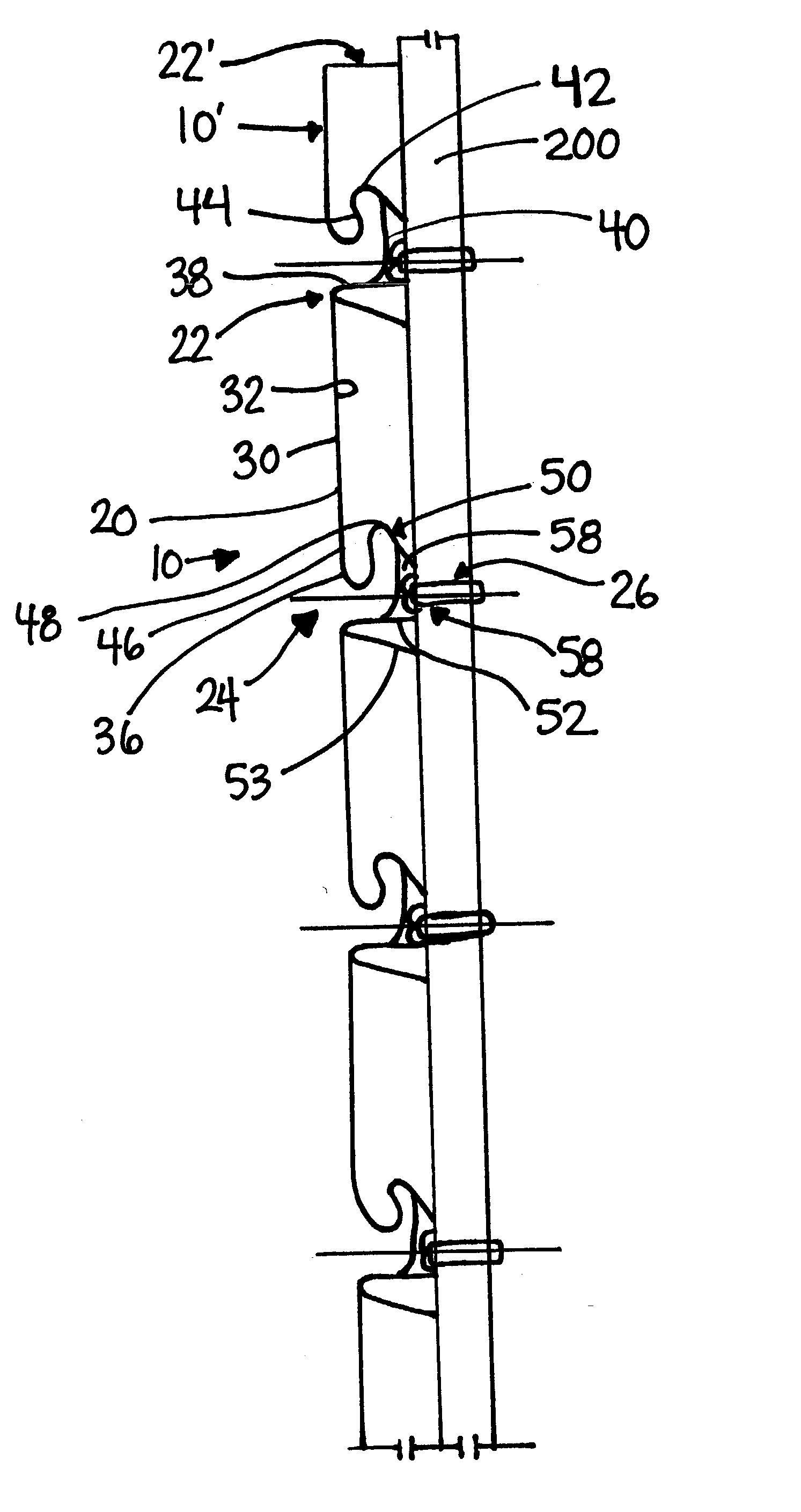 Slat wall assembly