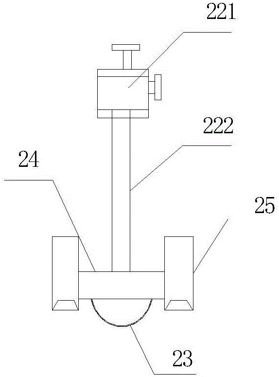 Cleaning machine for cylinder barrel of oil cylinder