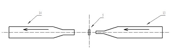 High-flow dust particle counting sensor with novel photosensitive area structure