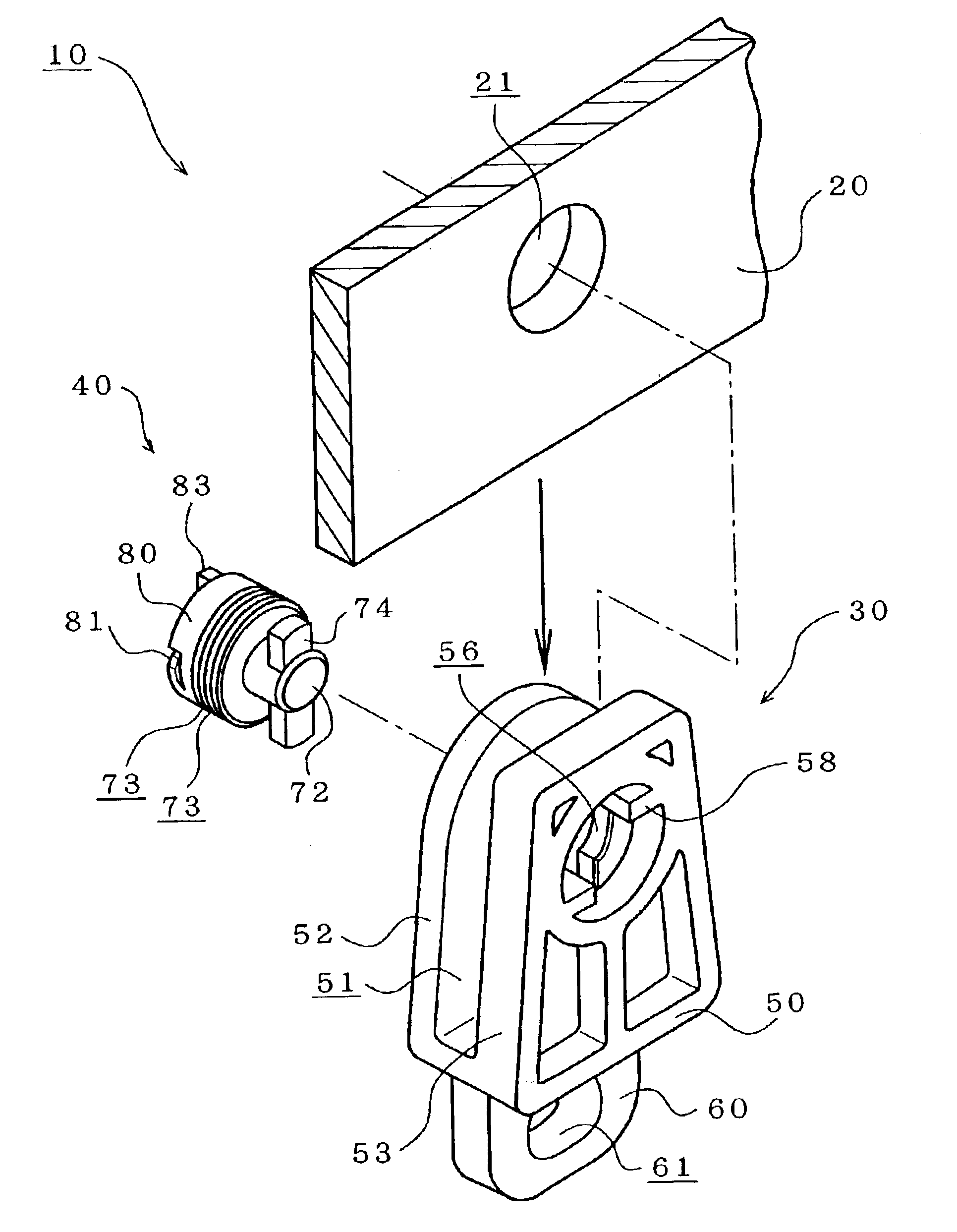 Vehicle window glass holder