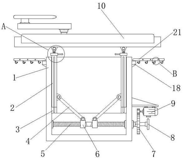 Lifting ironing table for garment production and ironing method