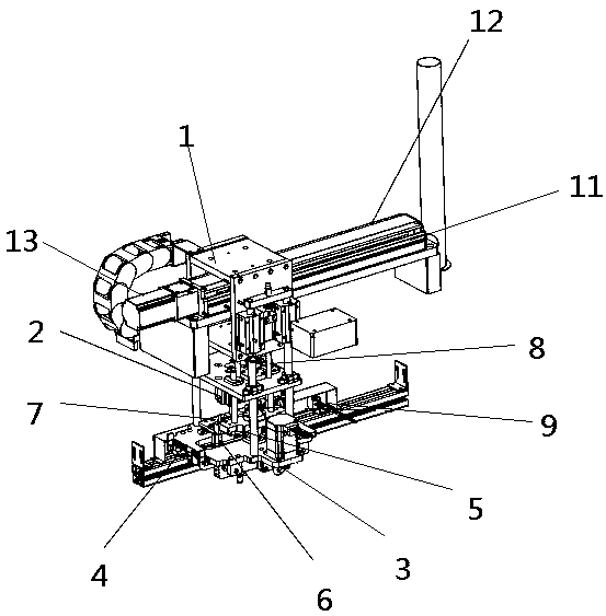 Flared liquid injection structure based on liquid injection device