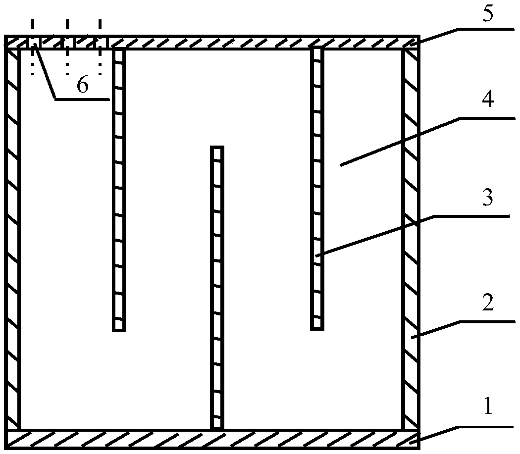 Broad-band sound absorption structure with zigzag cavity and microperforated board