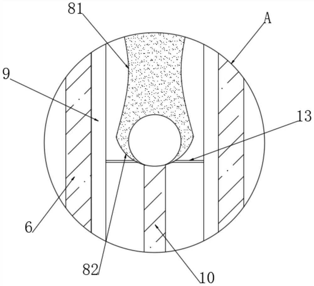 Aluminum alloy die-casting die easy to rapidly cool