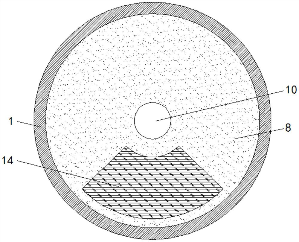 Squeezing and separating device for plants required by cosmetic production