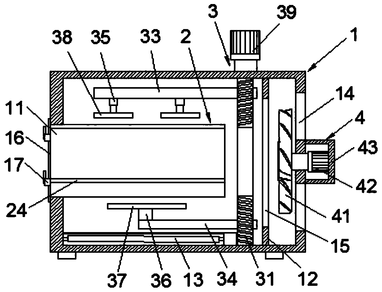 Processing device and processing method used for double-layer tiger cake