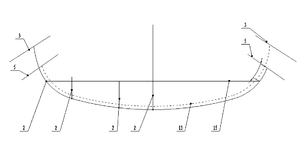 Construction method of fully pouring tunnel invert