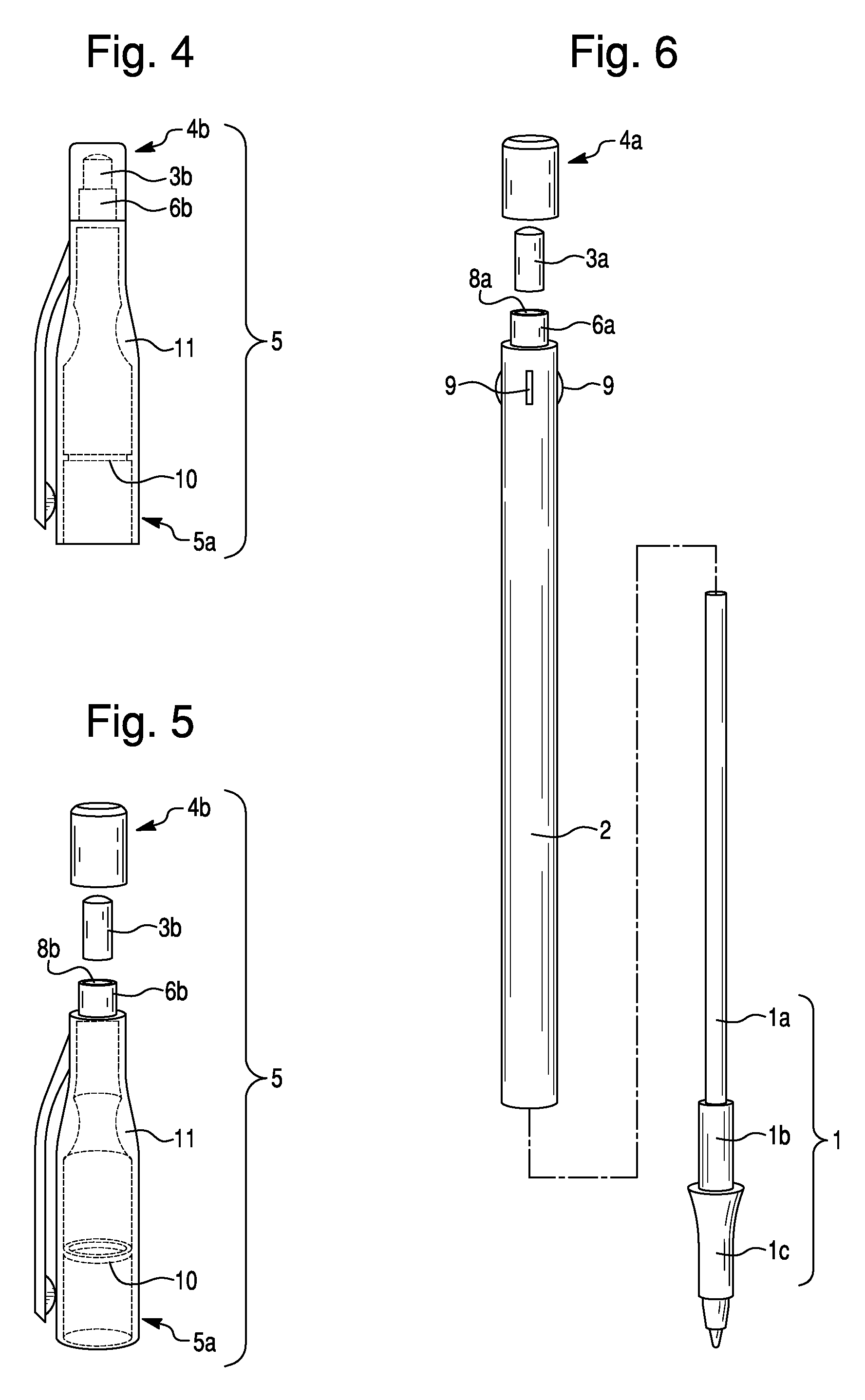 Correction Stick Equipped Pen and Pen Cap