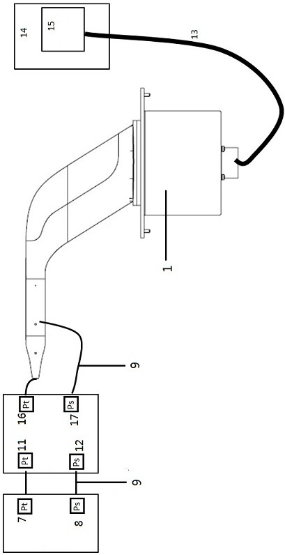 Online correction method for realizing long-term stability of atmospheric data measurement