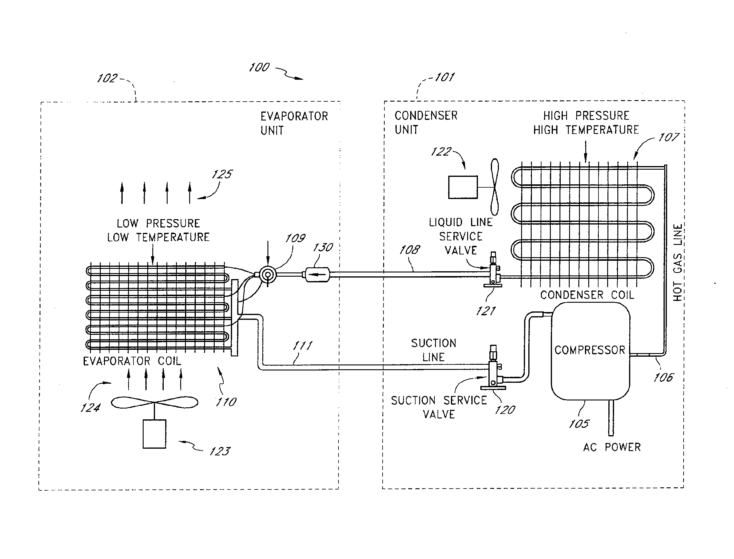 Portable method and apparatus for monitoring refrigerant-cycle systems