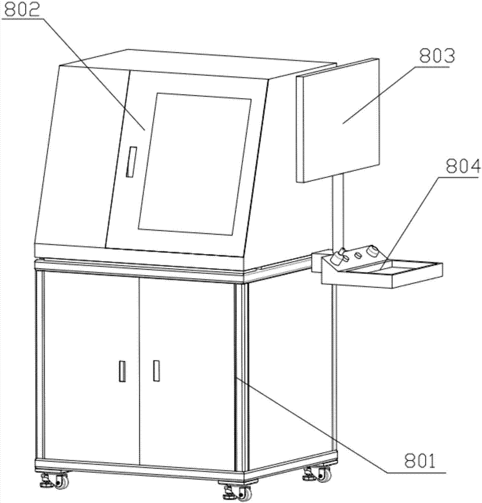 Lithium battery core cladding structure X-Ray detection system and detection method