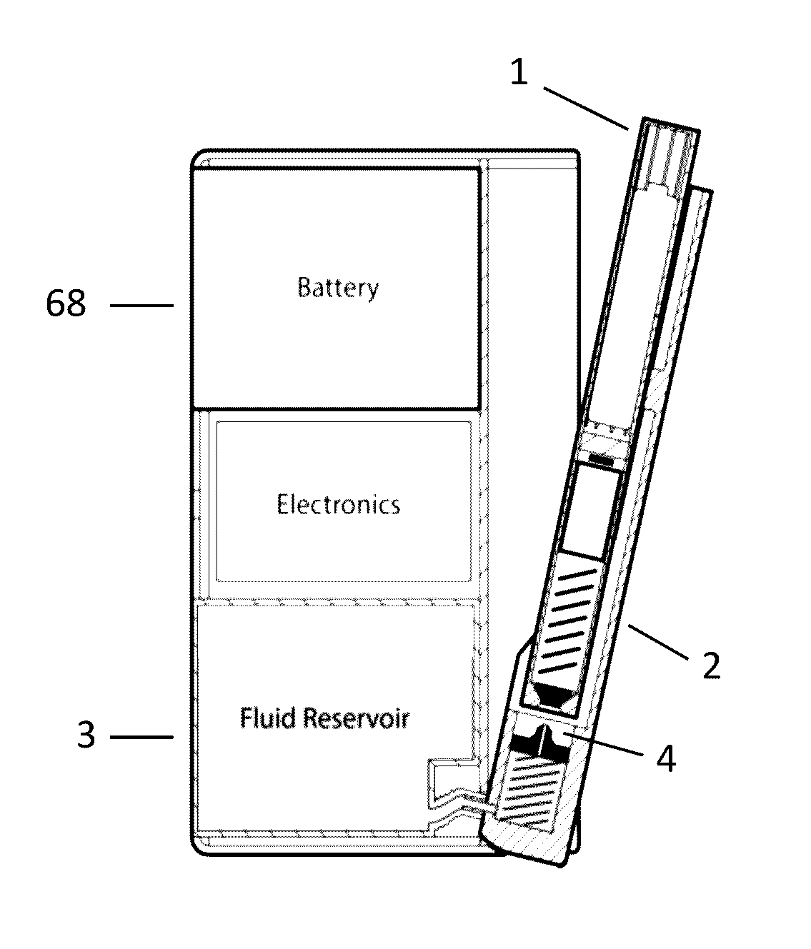 Electronic vaporiser system