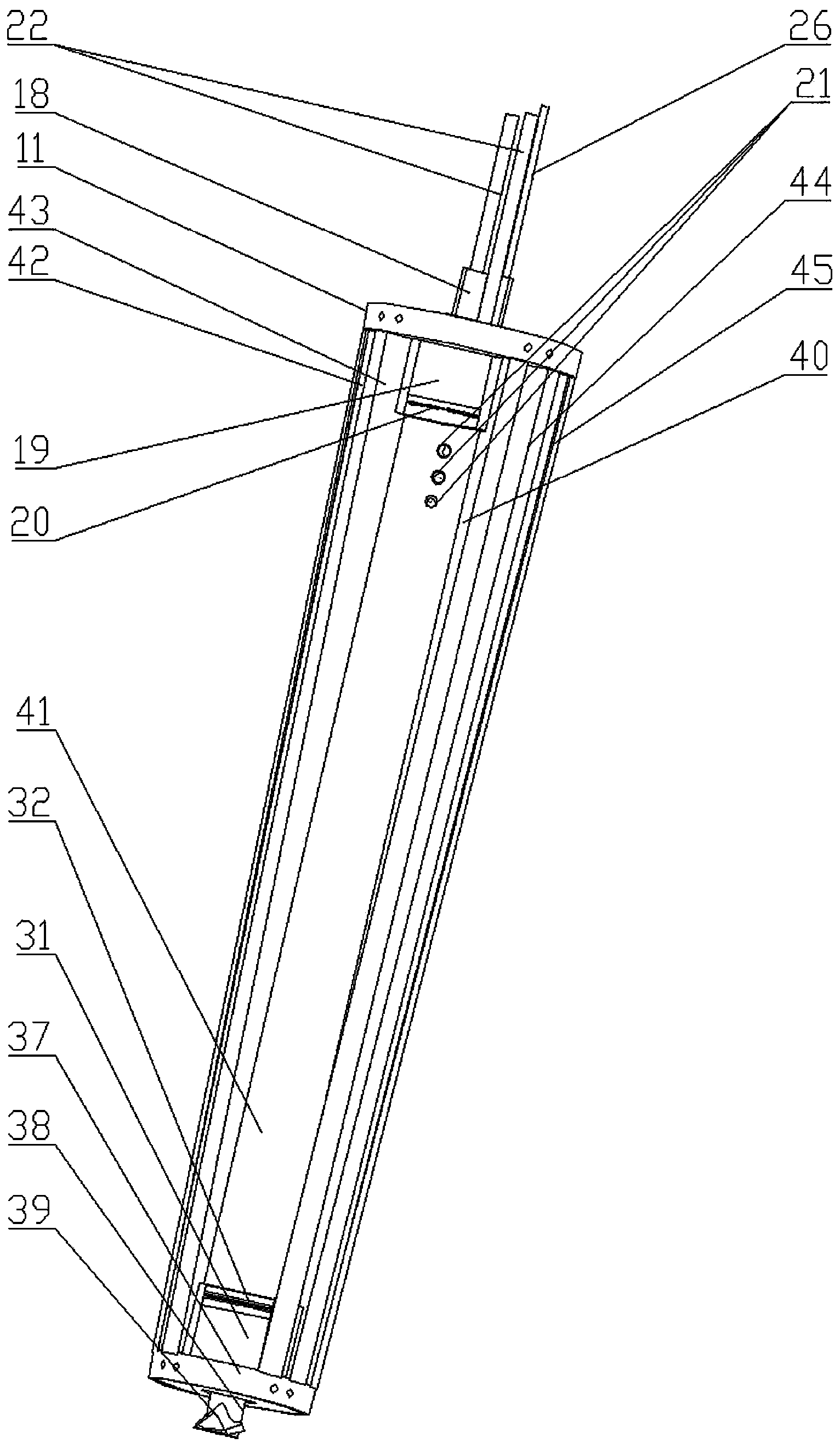 Submarine pipeline laying machine and hydraulic jetting combined rotating ditcher for 500-meter deep hardpan