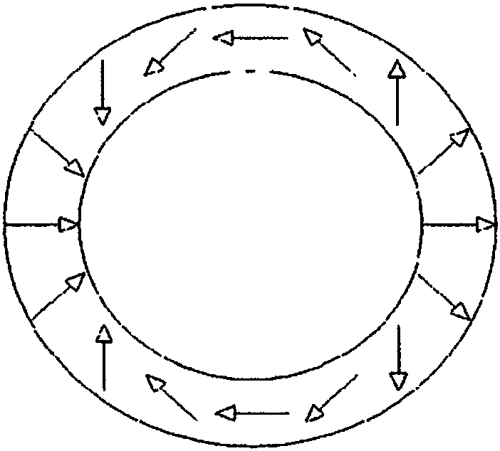 Magnet assembly for MRI comprising cylindrical rings of halbach type