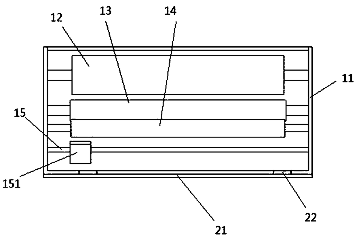 Manual film coating machine for light guide plate processing