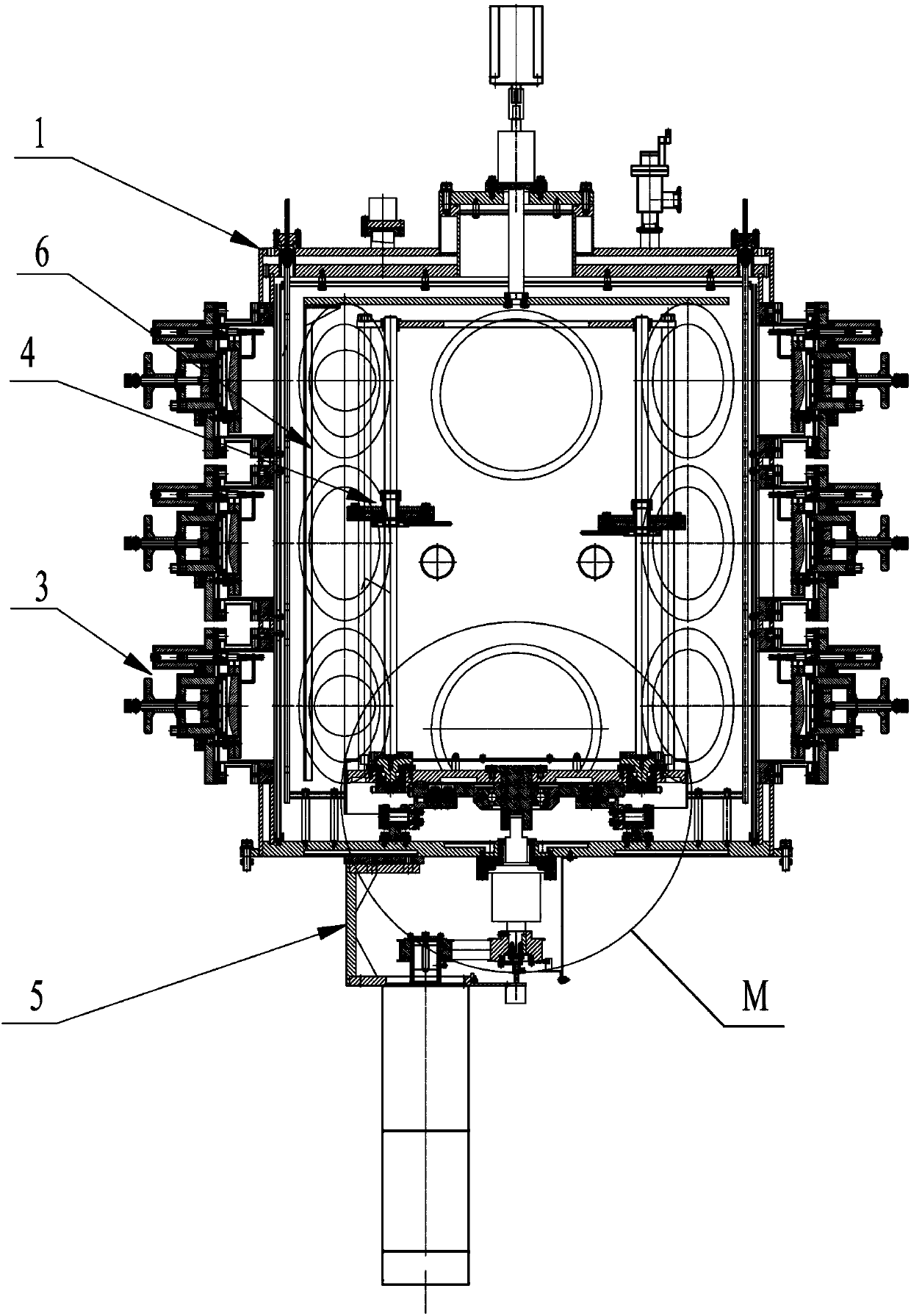 Multi-arc-ion vacuum coating machine