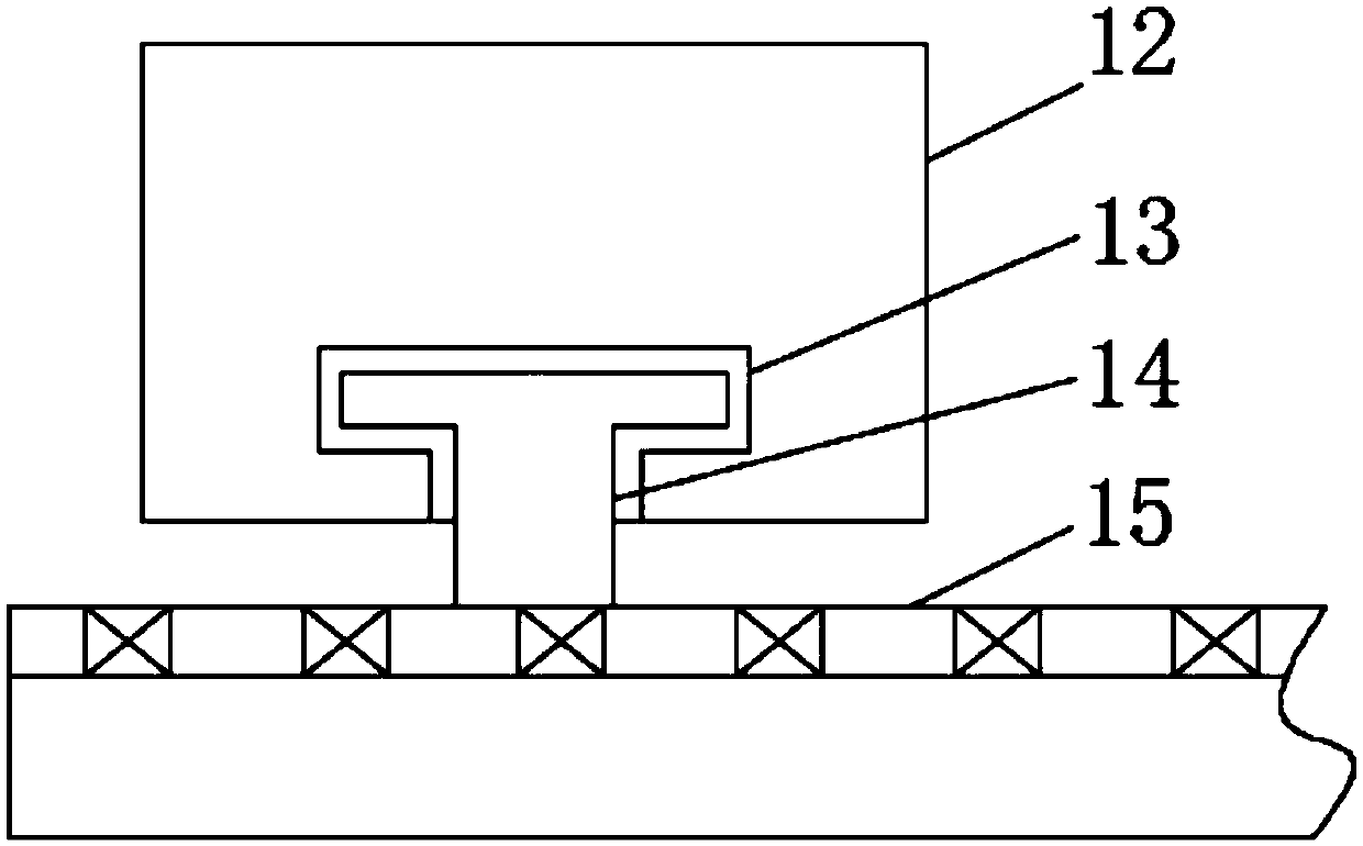 Defective lawn composite fabric processing device with pre-processing structure