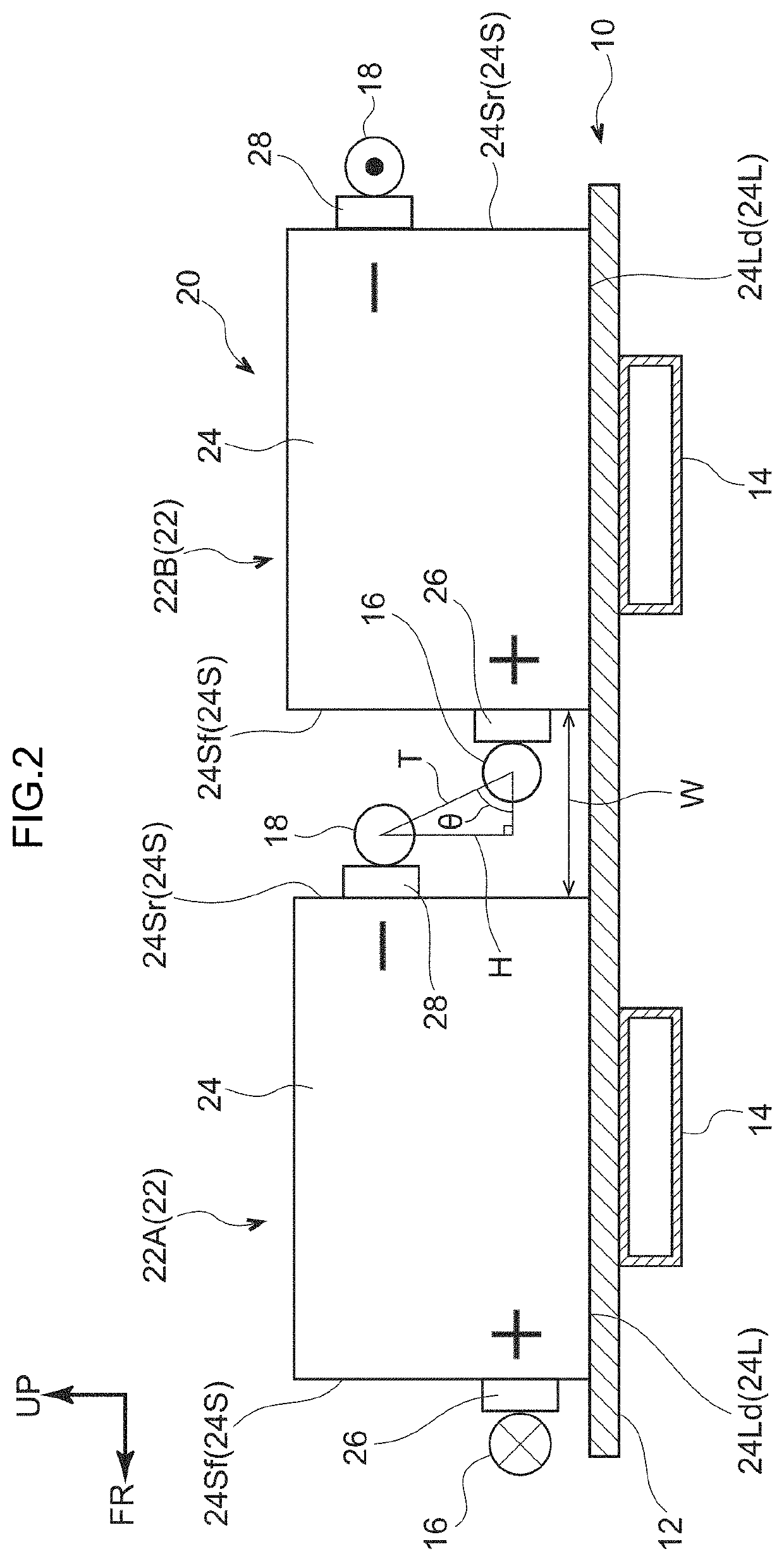 Battery cooling structure