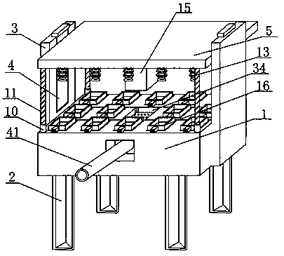 Batch processing and forming device for organic composite insulators