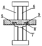 Batch processing and forming device for organic composite insulators