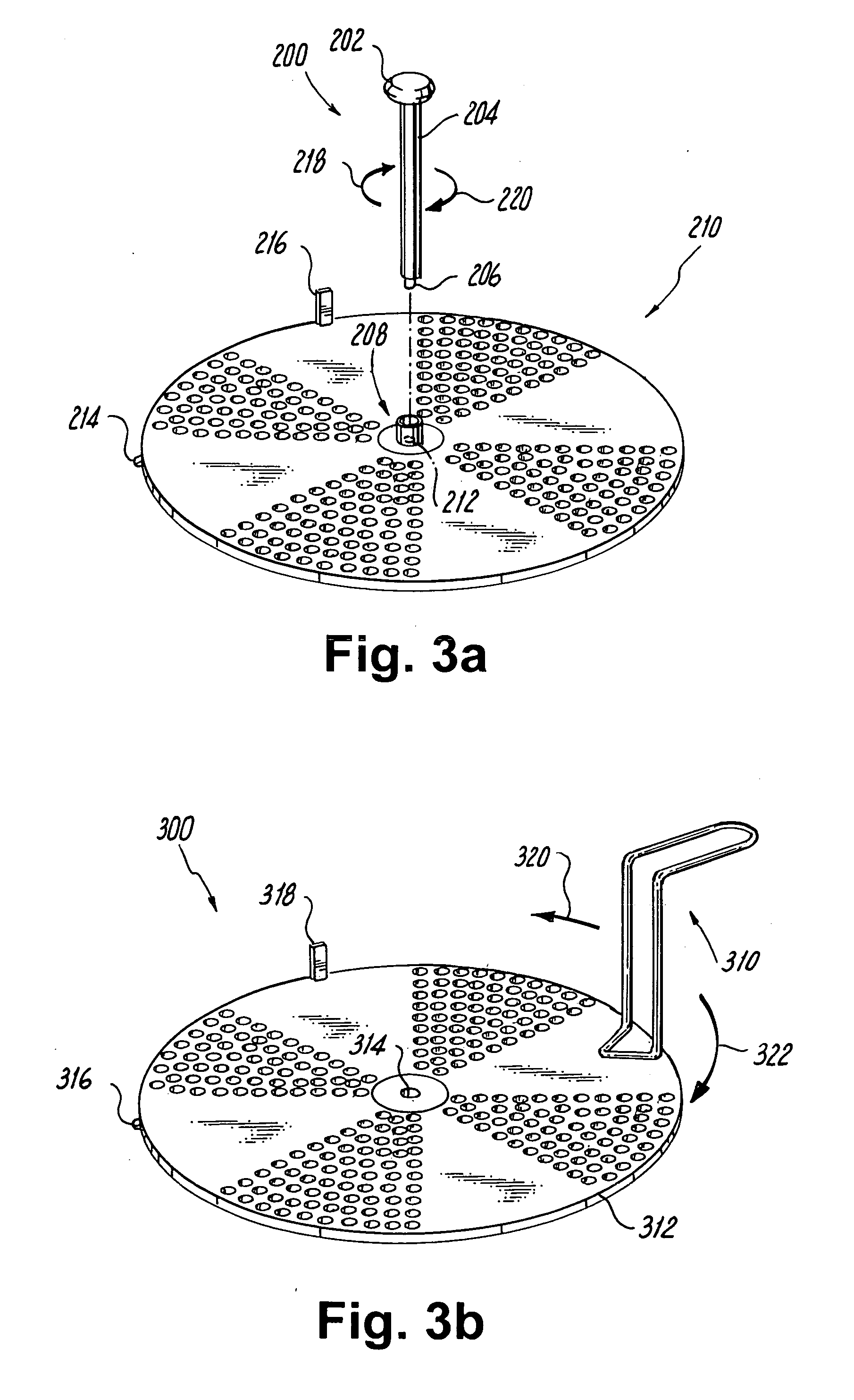 Device and method for removing solids and liquids from a pot