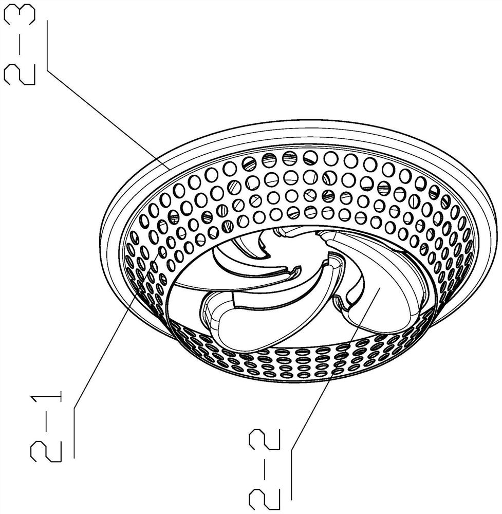 A multi-lobe concentrating soot swirl mixing partition and exhaust after-treatment device