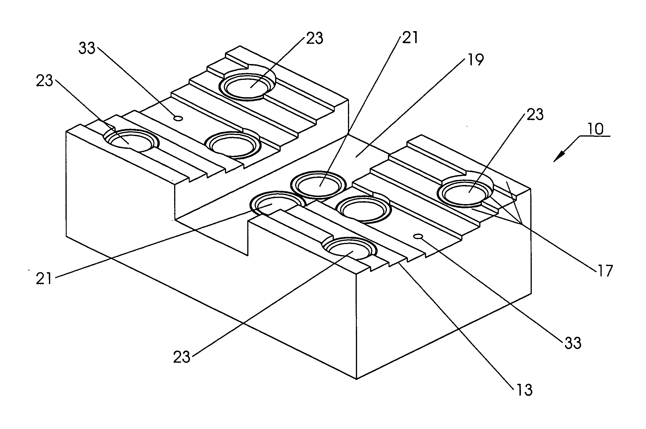 Method and template for producing a tensile test coupon