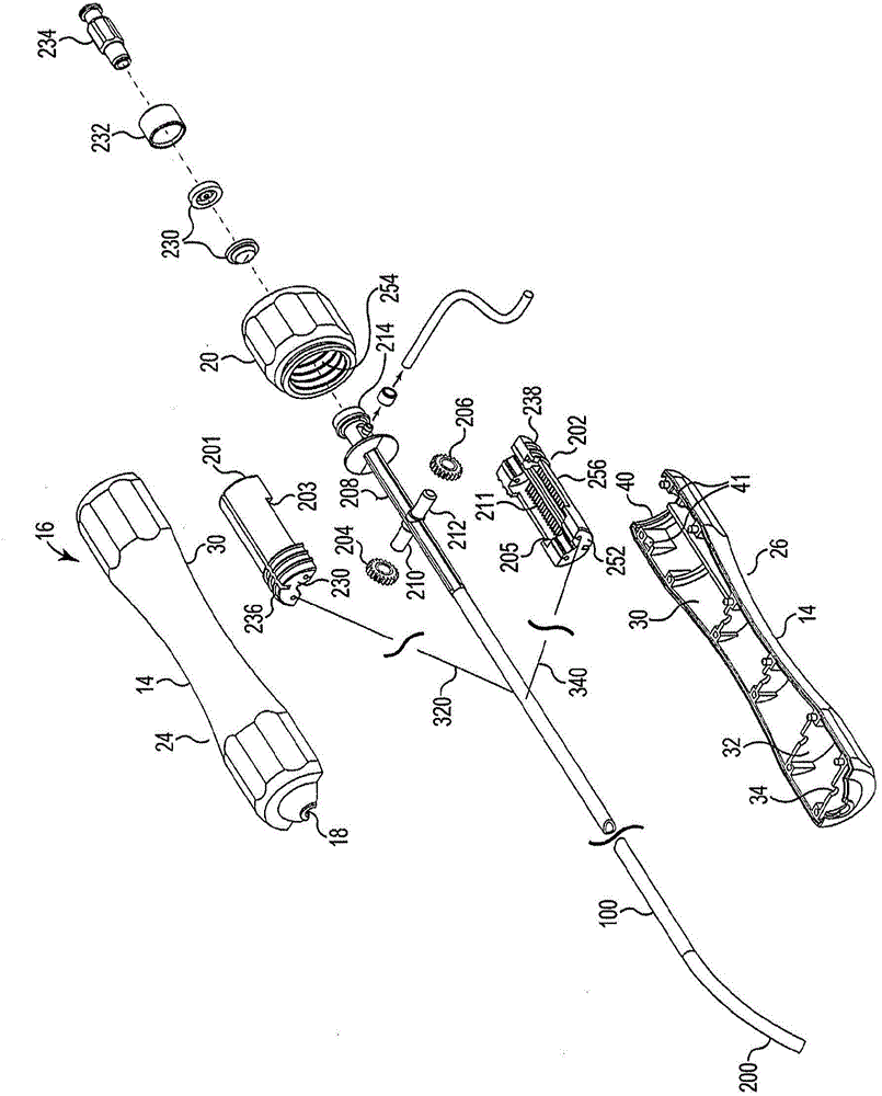 MRI compatible handle and steerable sheath