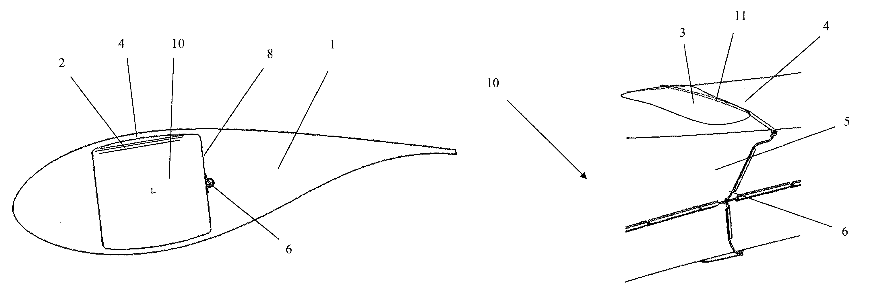 Lightning conduction system for wind turbine blades with carbon fiber laminates