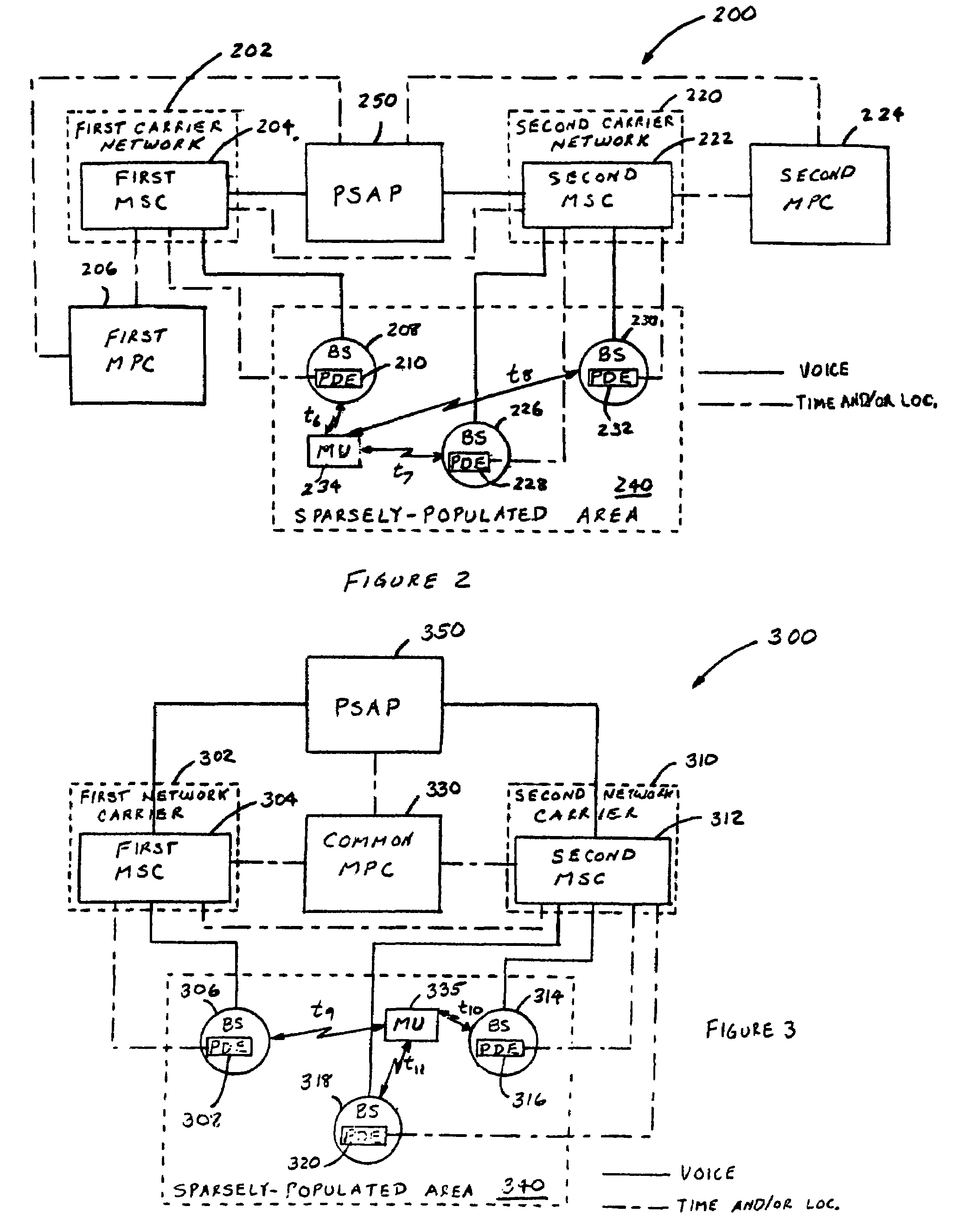 System and method for determining a location of an emergency call in a sparsely-populated area