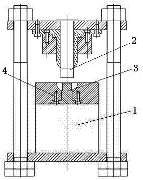 One-time molding hydraulic press for mine tray