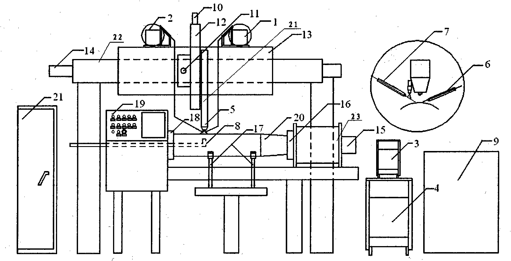 TIG (Tungsten Inert Gas) automatic surfacing method for projectile copper alloy conduction band