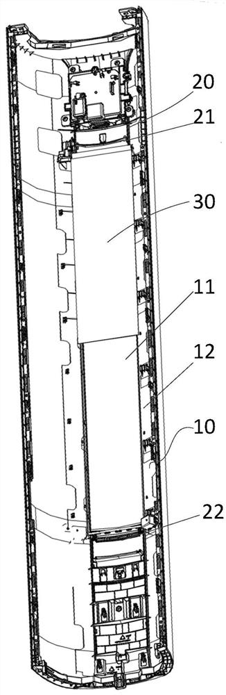 Panel structure and air conditioner indoor unit