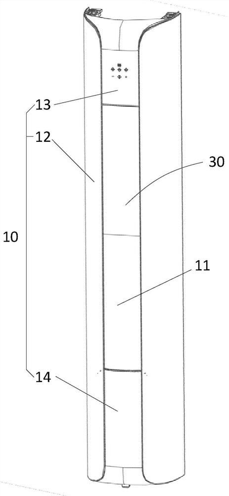 Panel structure and air conditioner indoor unit