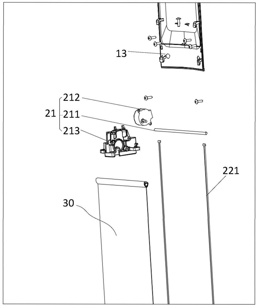 Panel structure and air conditioner indoor unit