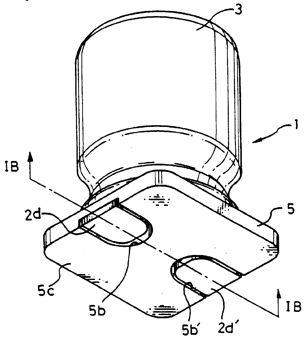 Chip type aluminum electrolytic capacitor