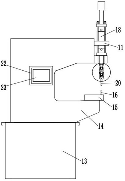 Riveting press with protection function